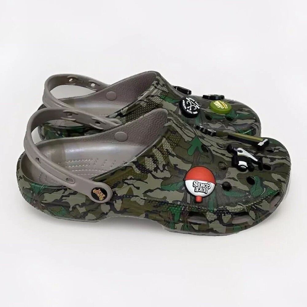 Crocs x Luke Combs Collab Bootlegger Camo Clogs Shoes Mens 4 / Women’s 6 New - Picture 2 of 6